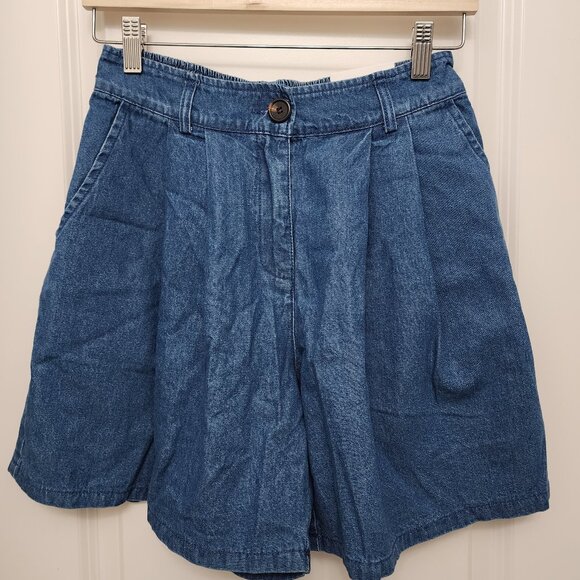 Medium Wash Denim Short - Picture 1 of 2